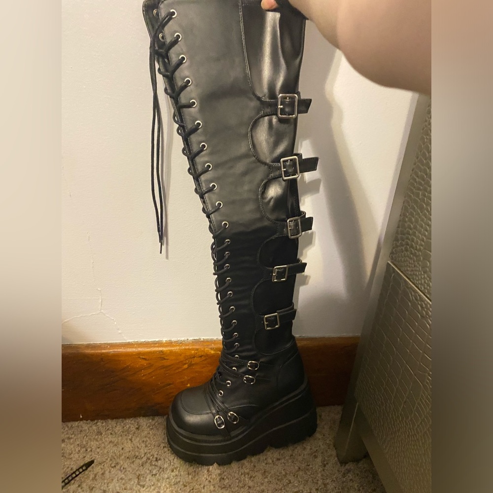 These are brand new boots never worn. Open boxed only
